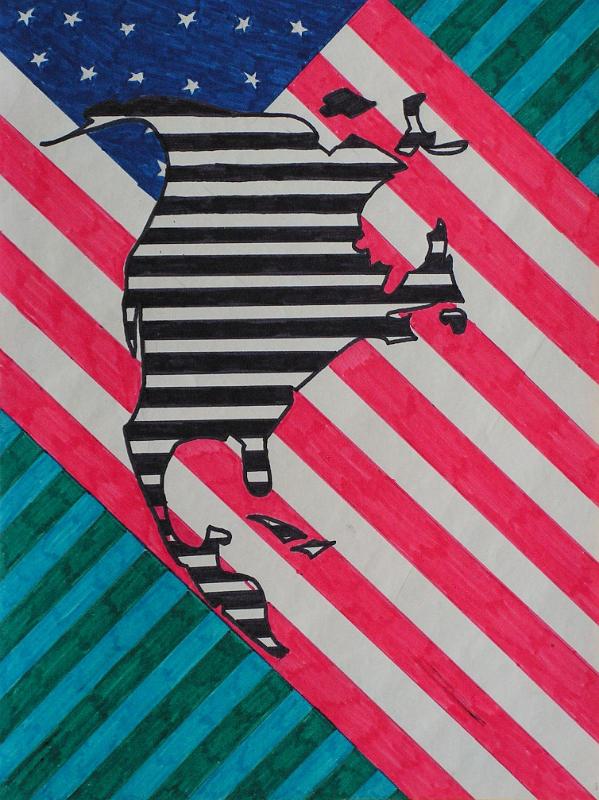 All American Dream, 1969, Filzstift-Papier, 21x30.jpg